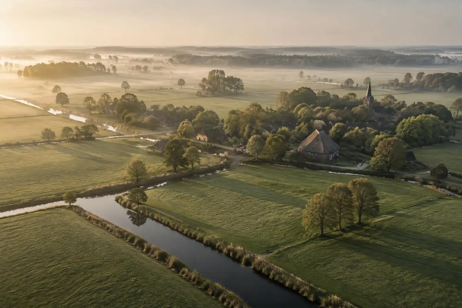 Landelijke omgeving rond Hoogeveen